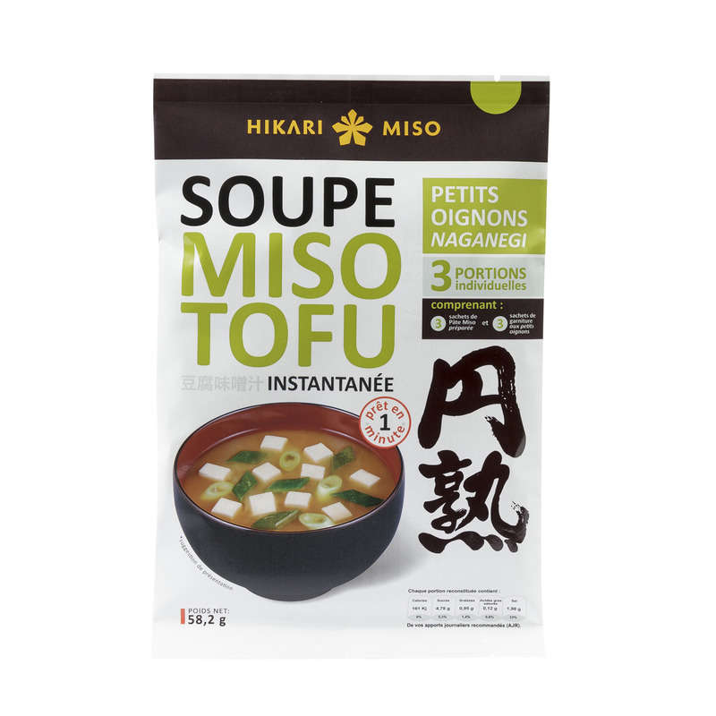 Hikari Miso Soupe tofu Naganegi 58g