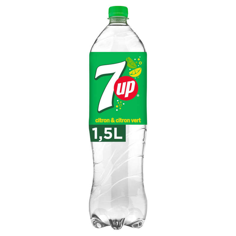 7UP Boisson Gazeuse au Citron la Bouteille de 1,5L