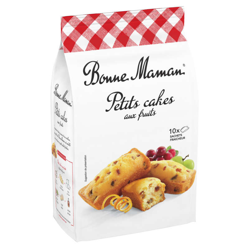 Bonne Maman 10 Petits cakes fruits 300g