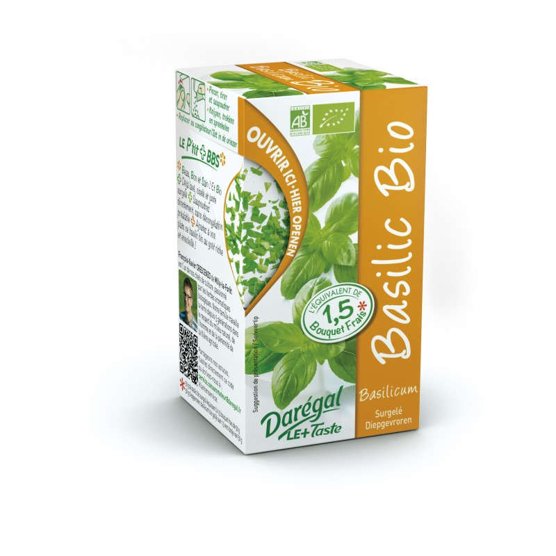 Daregal Basilic Surgelé Bio 50g