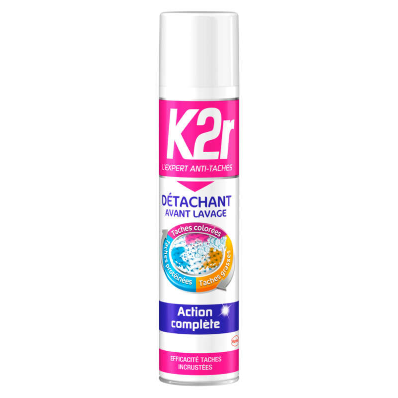 K2R Détachant Avant Lavage, Mousse Active 0.4 L