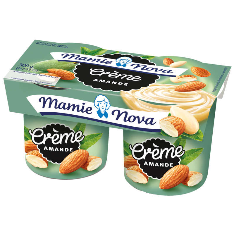 Mamie Nova Crème amande 2x150g