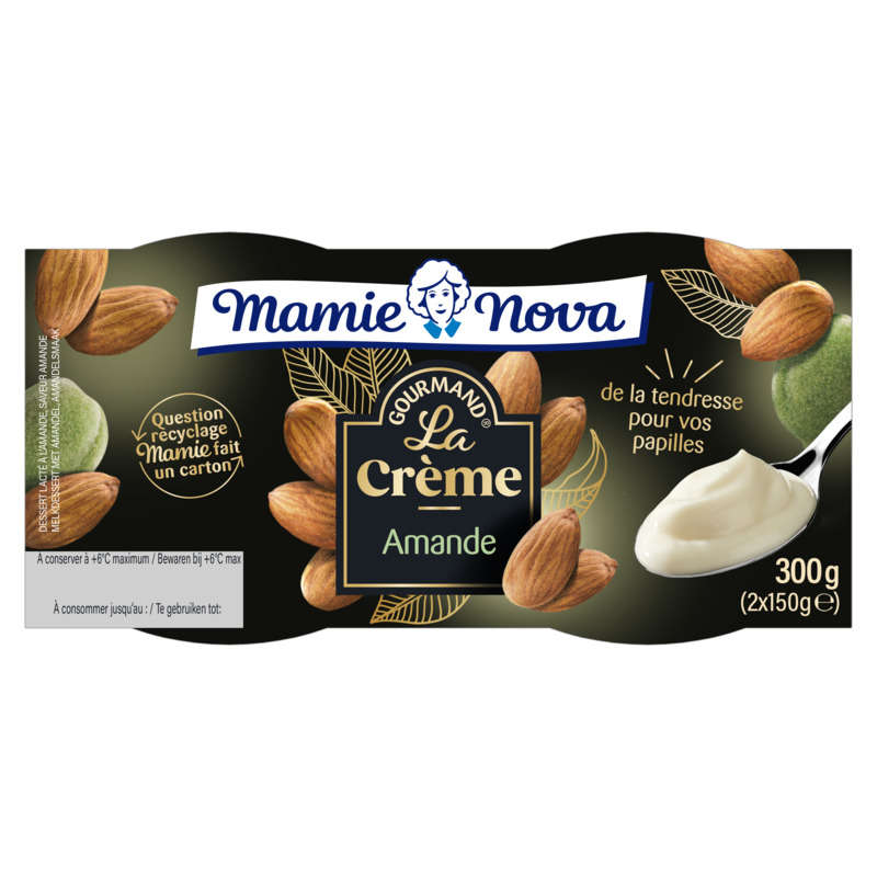 Mamie Nova Crème amande 2x150g