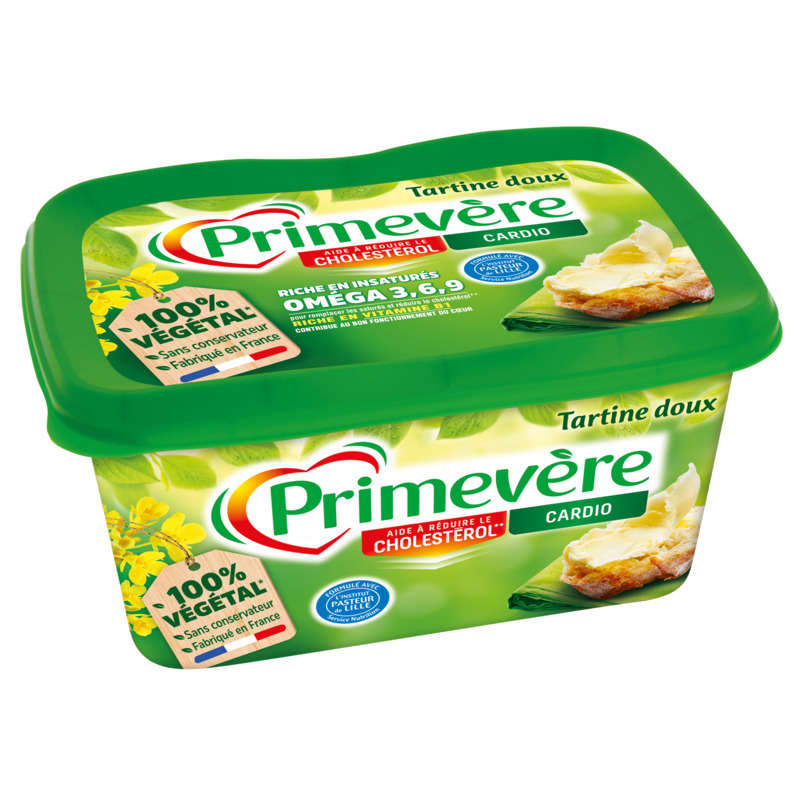 Primevère Tartine Doux Matière Grasse à Tartiner riche en Oméga 3 - 500g