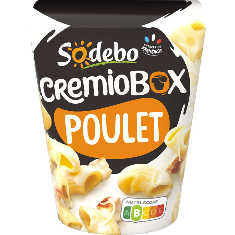 Sodebo Pasta box Cremiobox poulet à la crème 280g