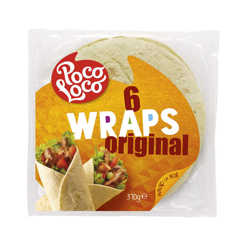 Poco Loco 6 Wraps Original 370g