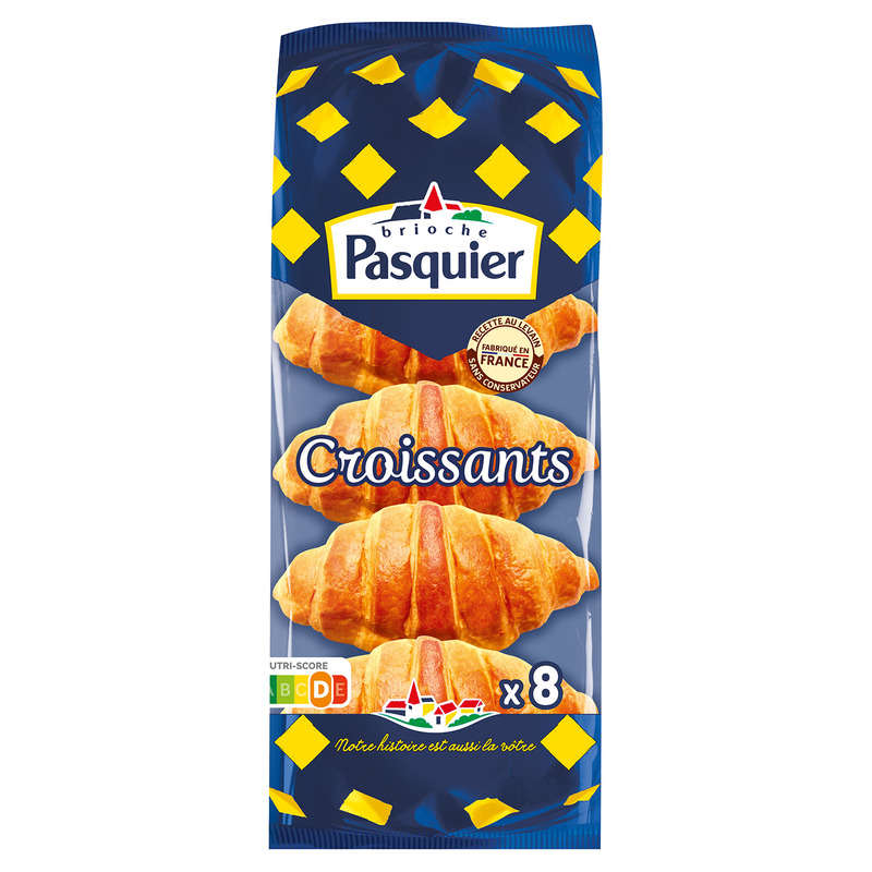 Brioche Pasquier Croissants x8 320g