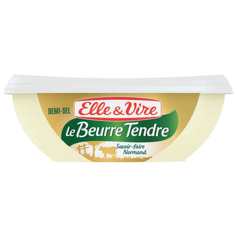 Elle&Vire Le Beurre tendre demi-sel 250g