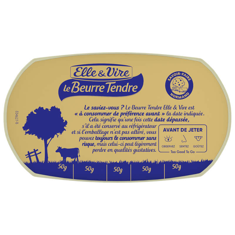 Elle&Vire Le Beurre tendre demi-sel 250g