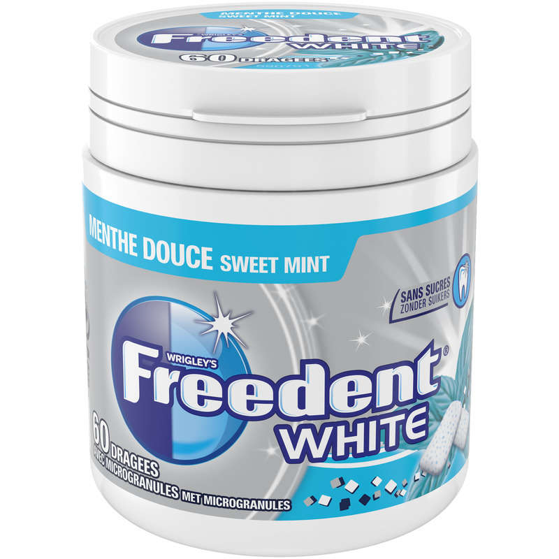 Freedent White Chewing-gum à la menthe douce sans sucres box 84g