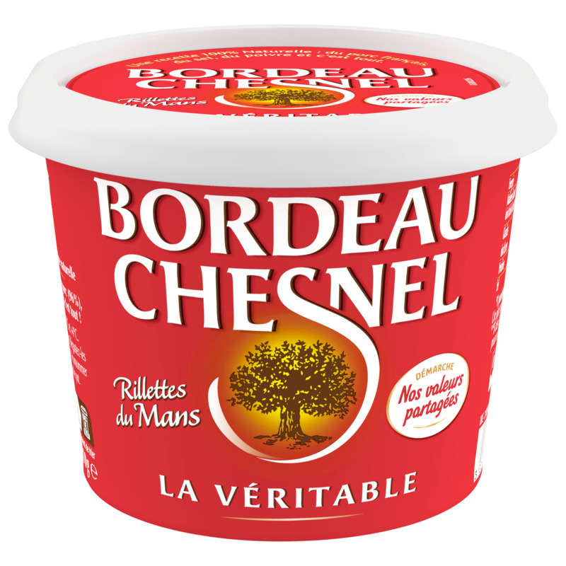 Bordeau Chesnel La Véritable Rillettes Du Mans Pur Porc 110G