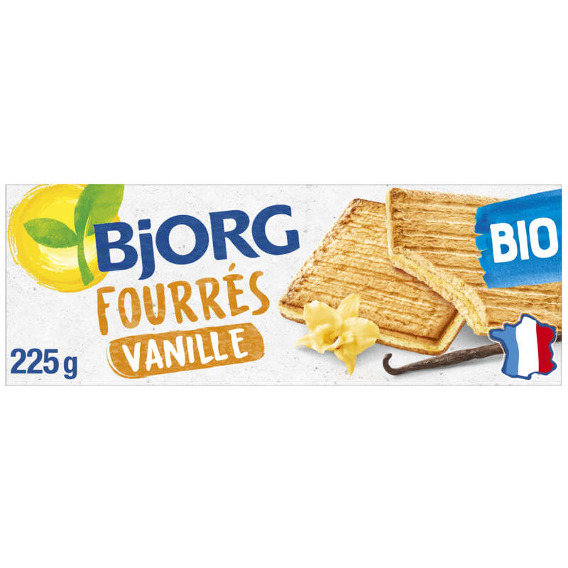 Bjorg Fourrés vanille bio 225g