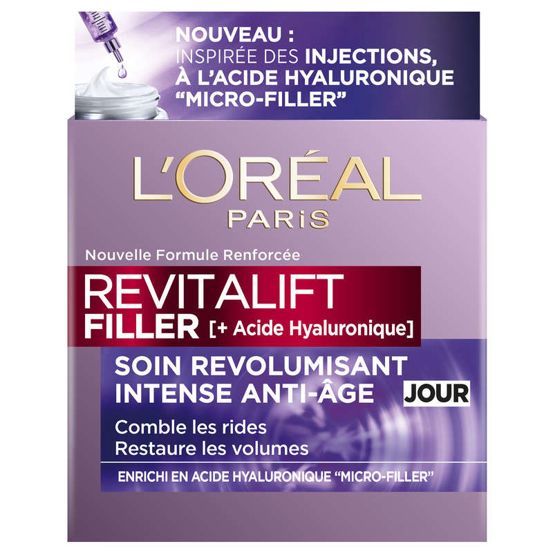 L'Oréal Paris Crème Visage Anti-Rides Revolumisant Revitalift Filler 50ml