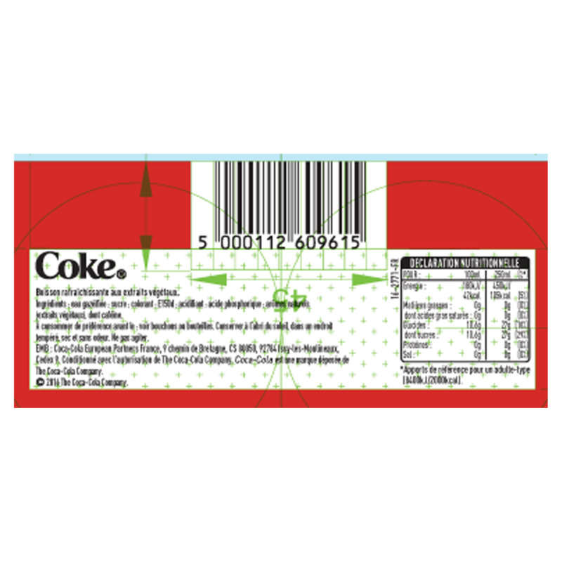 Coca-Cola Original Le Pack Bouteilles De 4X50Cl