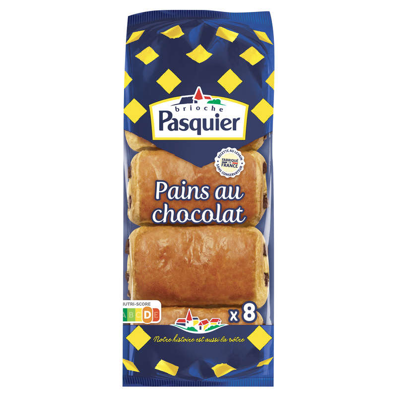 Brioche Pasquier Pains au Chocolat x8 360g