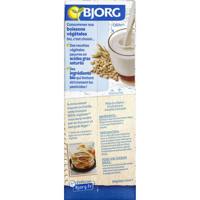 Bjorg Boisson Avoine Bio 1L