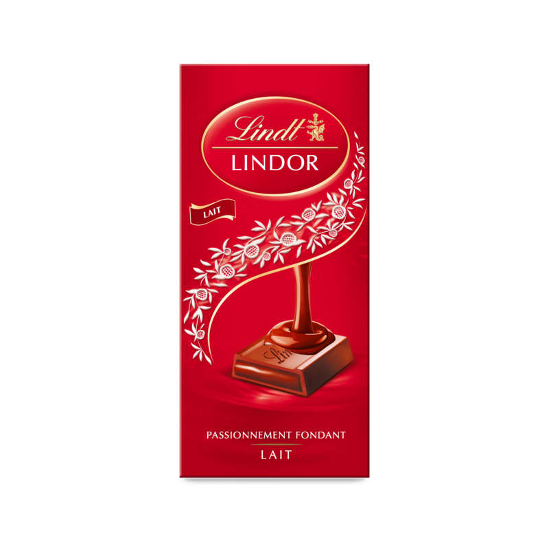 Lindt Tablette Lindor Chocolat Lait 150G