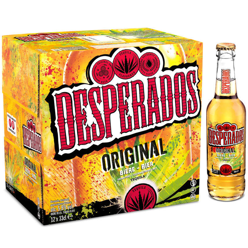 Desperados Original Bière Aromatisée Tequila 12 X 33 Cl 5.9°