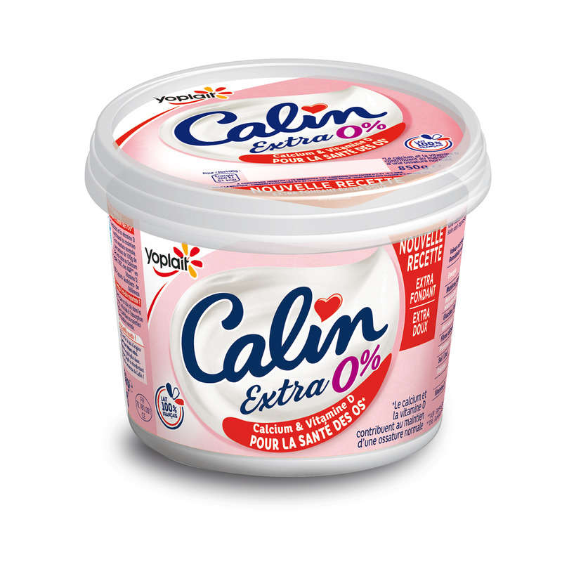 Yoplait calin extra fromage blanc nature 0% 850g