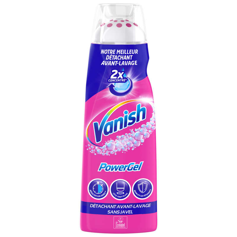 Vanish Détachant Powergel Avant Lavage Gold Avec Tête Frotteuse 200Ml