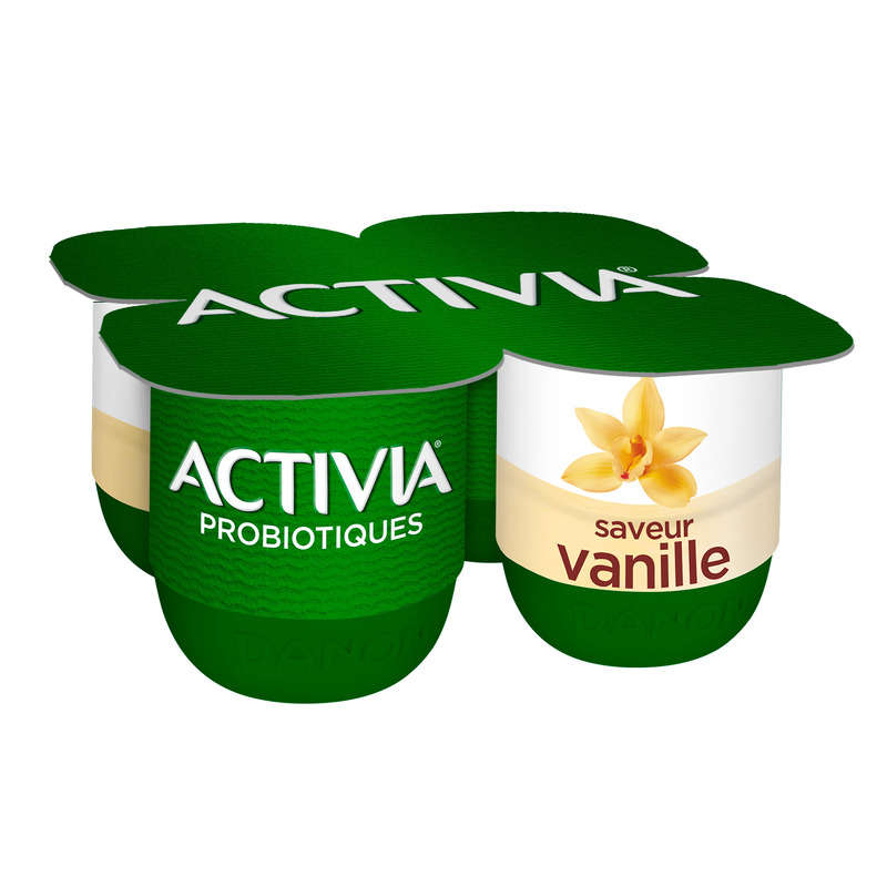 Activia Yaourt vanille bifidus 4x125g