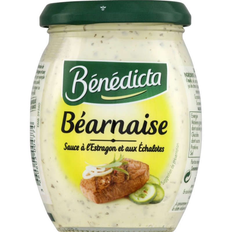 Bénédicta Sauce béarnaise à l'estragon et aux échalotes 260g