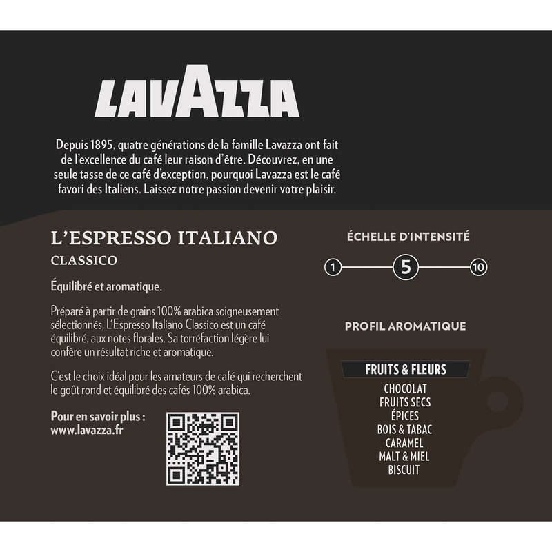 Lavazza Café Moulu L'Espresso Italiano 100% Arabica 2x250g