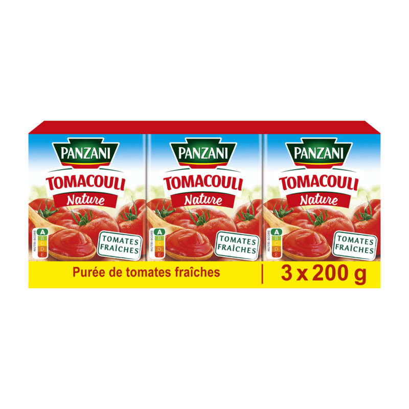 Panzani Sauce Tomacouli Nature 3 X 200G