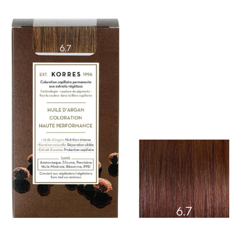 Korres Coloration Blond Fonce Marron 6.7