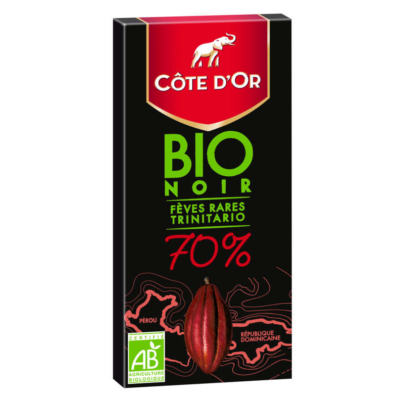 Côte d'Or Tablette Chocolat Noir 70% Bio 90g