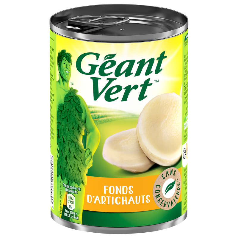 Géant Vert Fonds d'Artichauts 210g