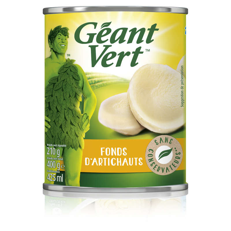 Géant Vert Fonds d'Artichauts 210g