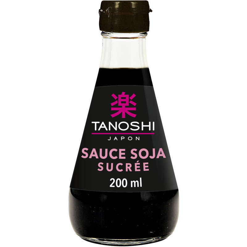 Tanoshi Japon Sauce Soja Sucrée Sans Glutamate Ajouté 200ml