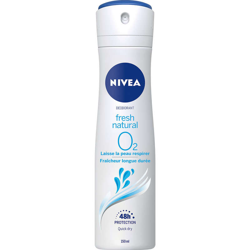 Nivea Déodorant Atomiseur Femme Fresh Natural 150Ml