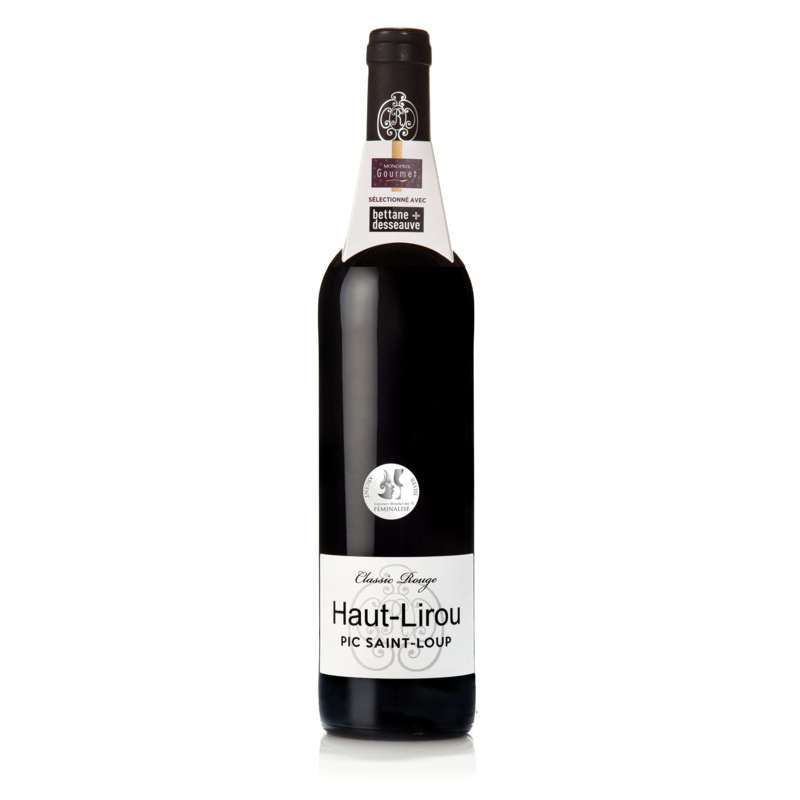 Domaine Haut Lirou Aop Pic Saint Loup Vin Rouge 75cl