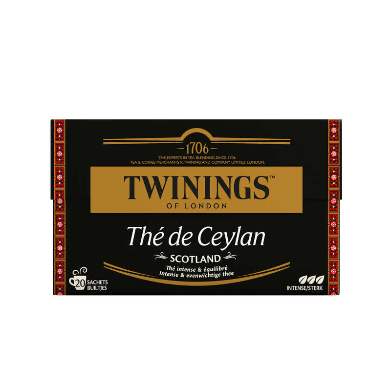 Twinings Thé de Ceylan Scotland 20 Sachets 40g