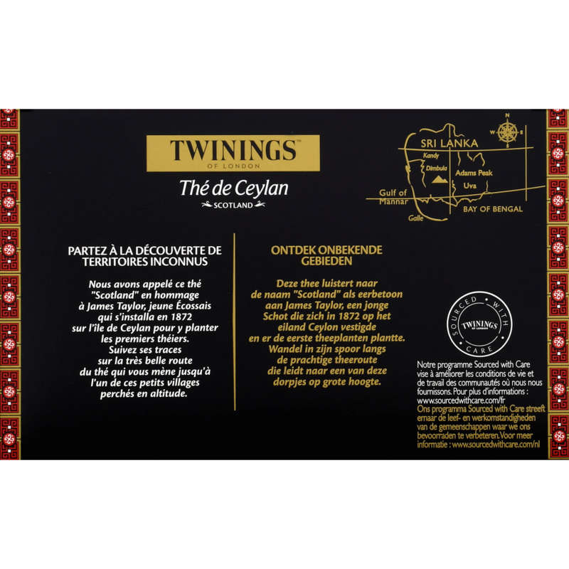 Twinings Thé de Ceylan Scotland 20 Sachets 40g