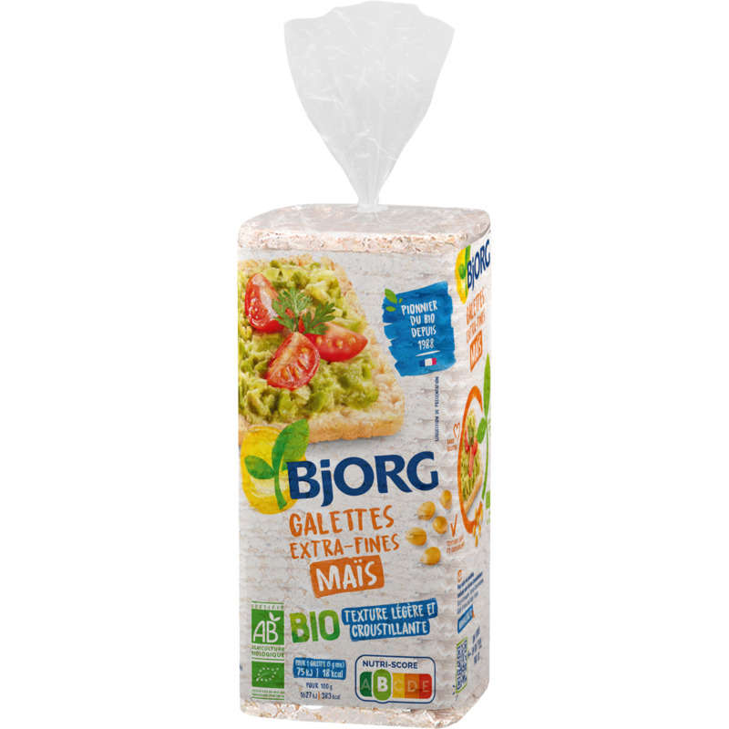 Bjorg Galettes Maïs Bio Sans Gluten 130g