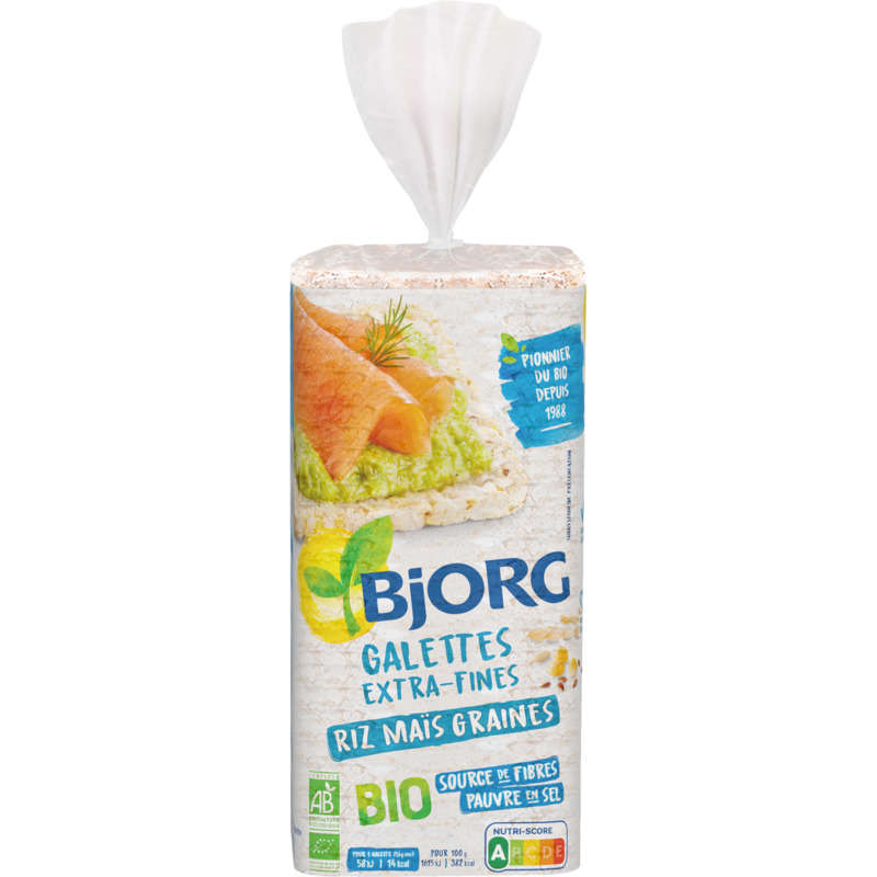 Bjorg Galettes Maïs Bio Sans Gluten 130g