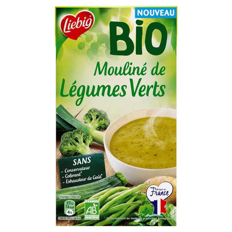 Liebig Mouliné de légumes verts Bio 1 L