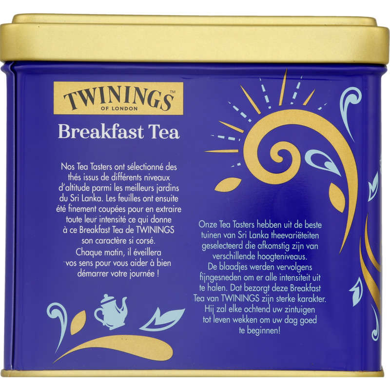 Twinings Thé Breakfast Tea, Intense Et Corsé 200G