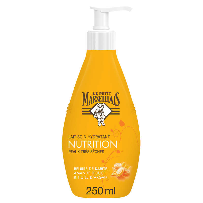 Le Petit Marseillais Lait Hydratant Au Karité, Amande Et Argan 25Cl