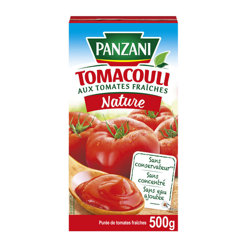 Panzani sauce tomacouli nature 500g