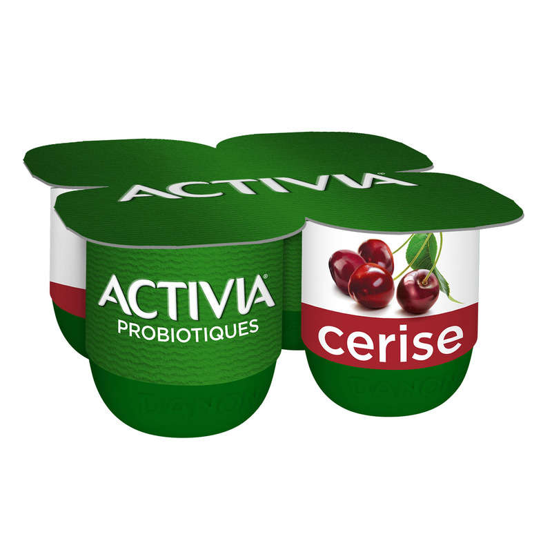 Activia Yaourt aux fruits cerise bifidus 4x125g