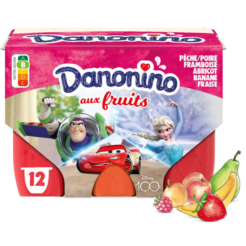 Danonino Petits suisses aux fruits 12x50g