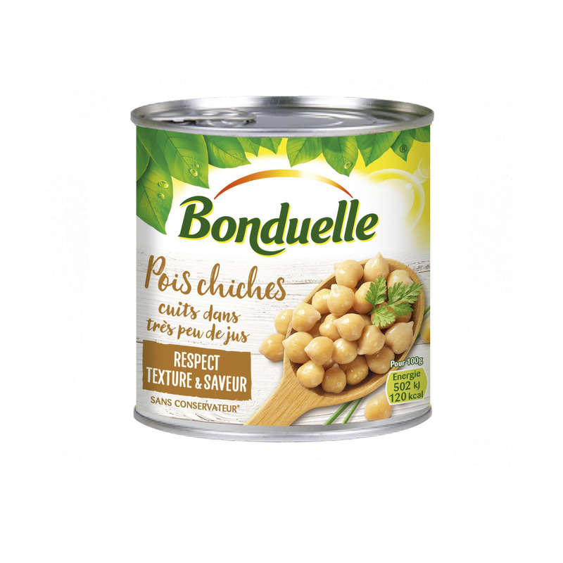 Bonduelle Pois Chiches Cuits Dans Très Peu De Jus 265G