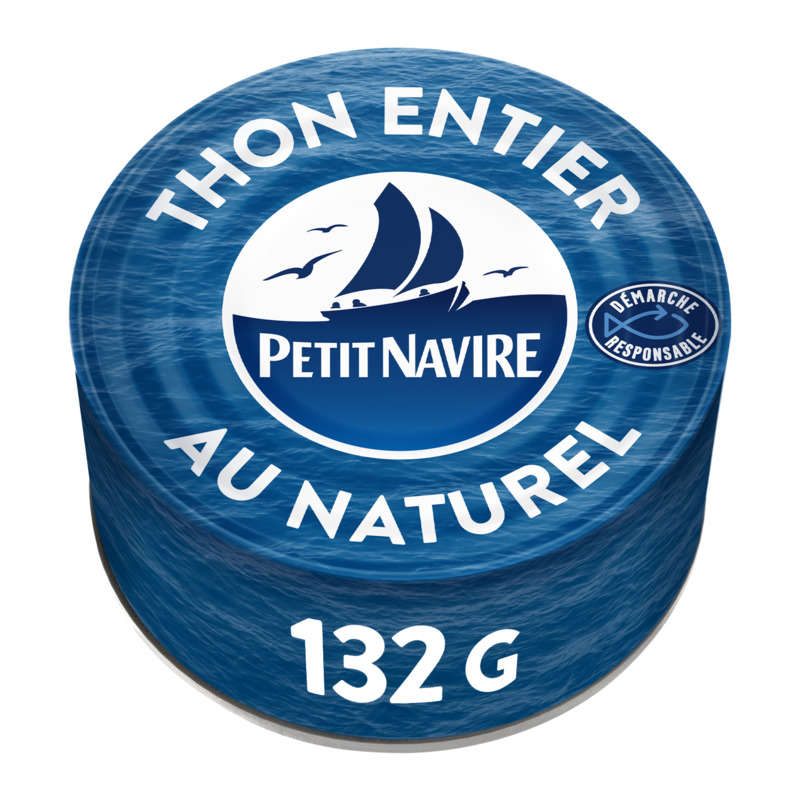 Petit Navire Thon Albacore Entier Au Naturel 93g