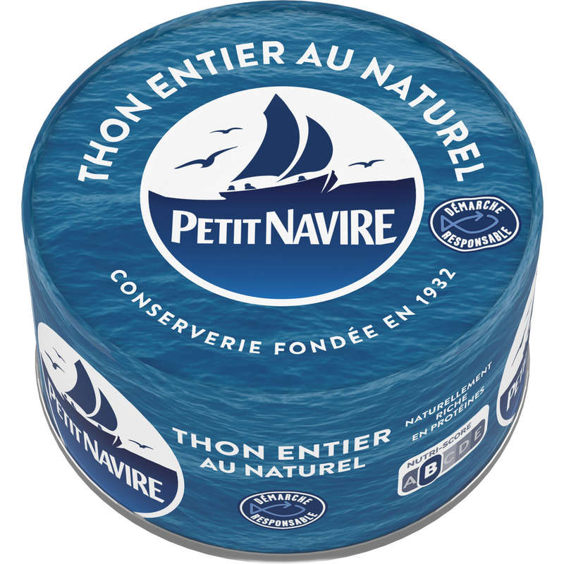 Petit Navire Thon Albacore Entier Au Naturel 93g