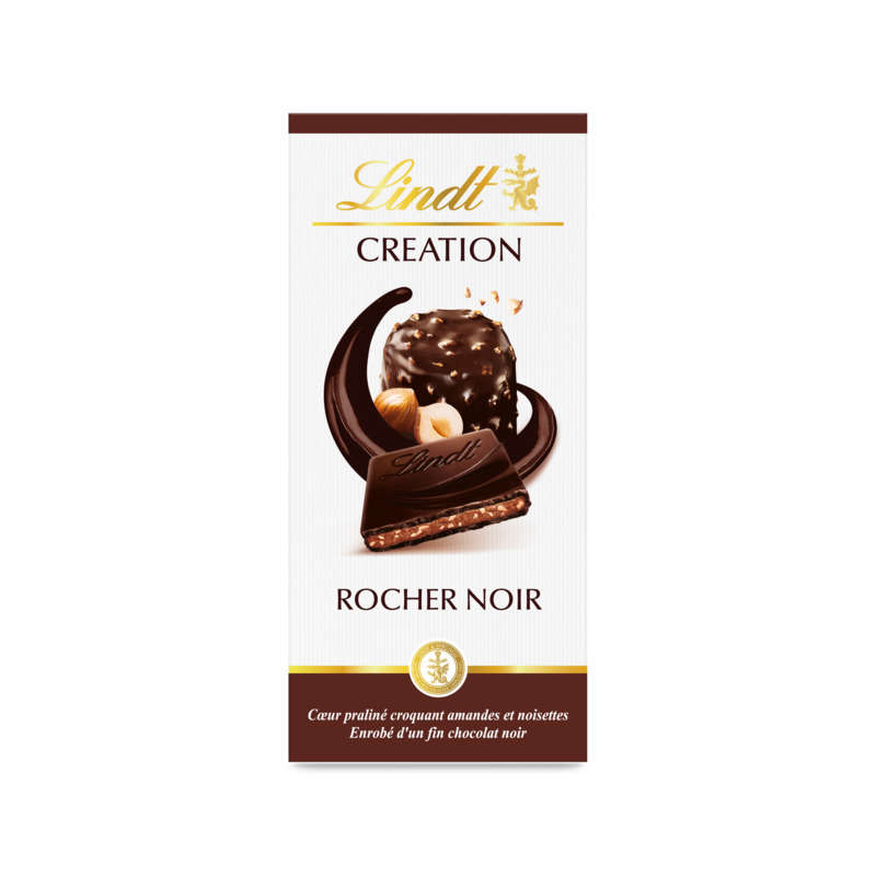 Lindt Creation Tablette Le Rocher - NOIR 150g