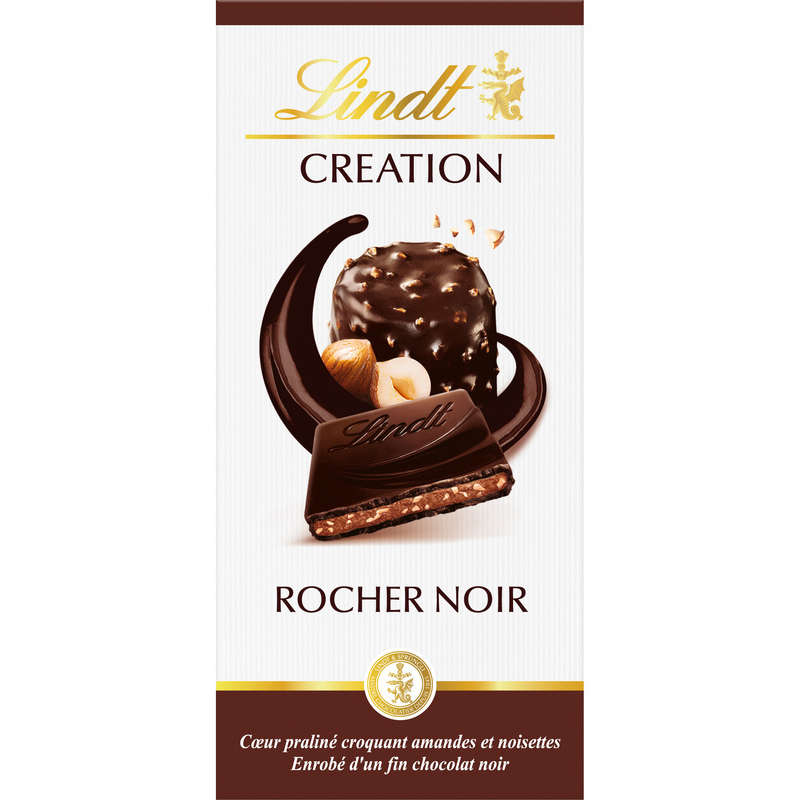 Lindt Creation Tablette Le Rocher - NOIR 150g